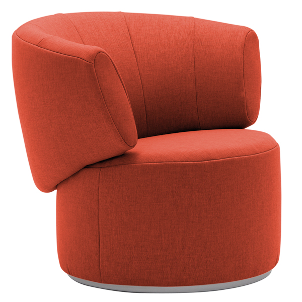 Rolf Benz 684 fauteuil rood