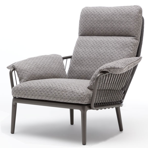 Rolf Benz Yoko outdoor hoge fauteuil