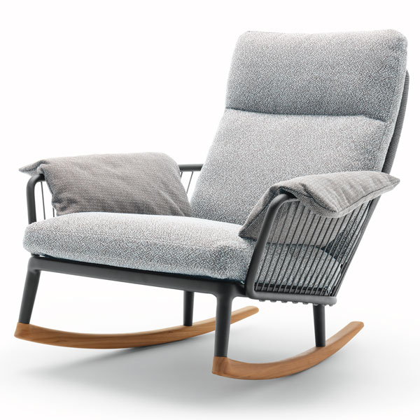 Rolf Benz Yoko outdoor schommelstoel