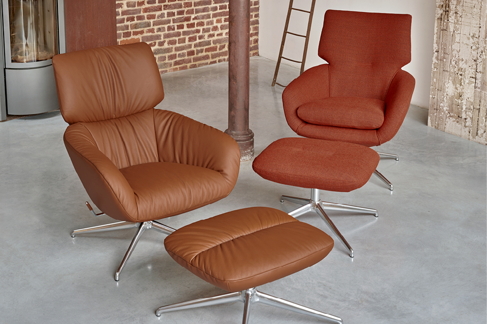 Leolux Lloyd & Lodey Fauteuil – Nu met Gratis Poef