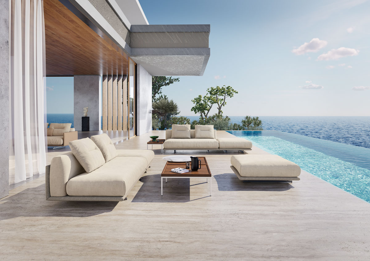 Rolf Benz Taya bank design outdoor